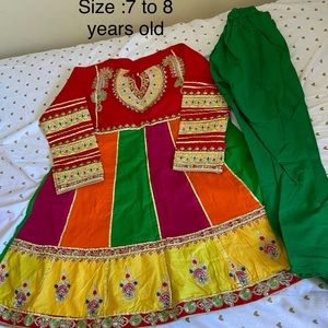 Pakistani girls dress 7 to 8 years old